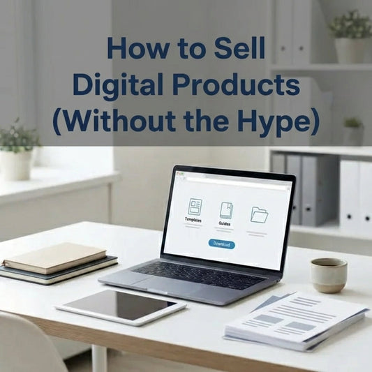 A Practical Guide to Selling Digital Products (Without the Hype)