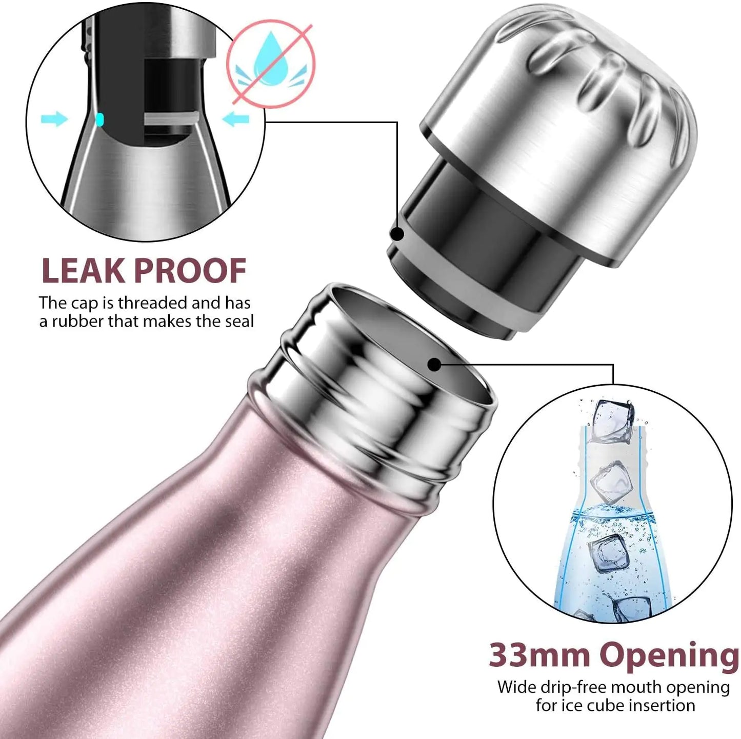Liberty $ Freedom – CEO 17oz Stainless Steel Water Bottle