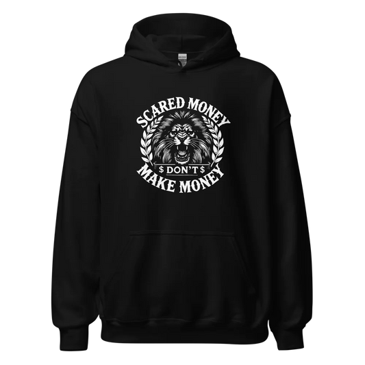 Scared Money Don’t Make Money Hoodie | Blue-Collar Entrepreneur Work Ethic Apparel