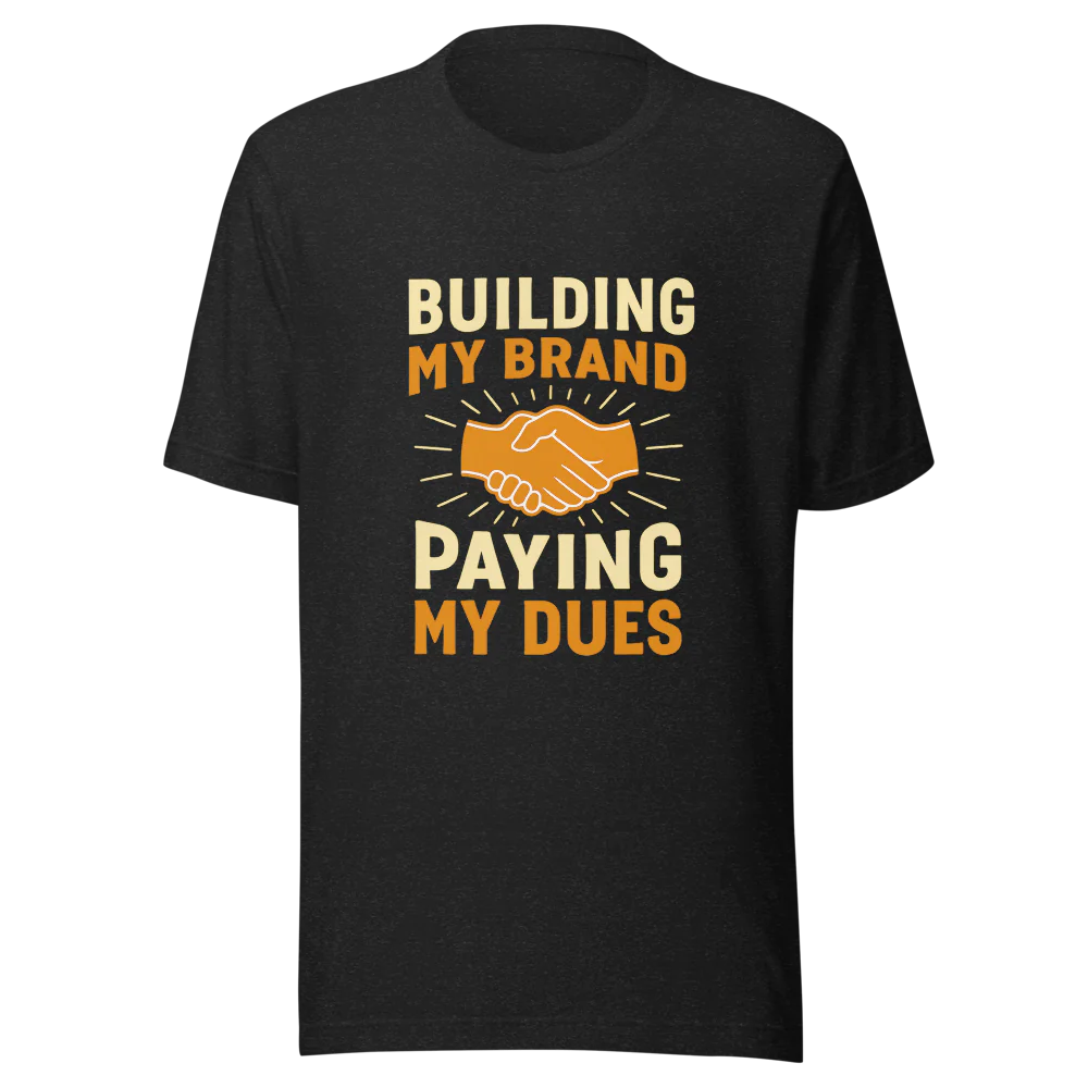 Builder mindset t-shirt in black with bold typography